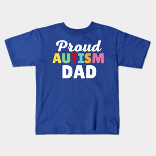 Proud Autism Dad Kids T-Shirt